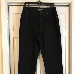 Liz Claiborne Black Jeans Size 12 33W